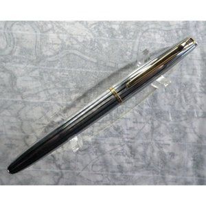 Aurora Style Chrome Fountain Pen - Fine Nib